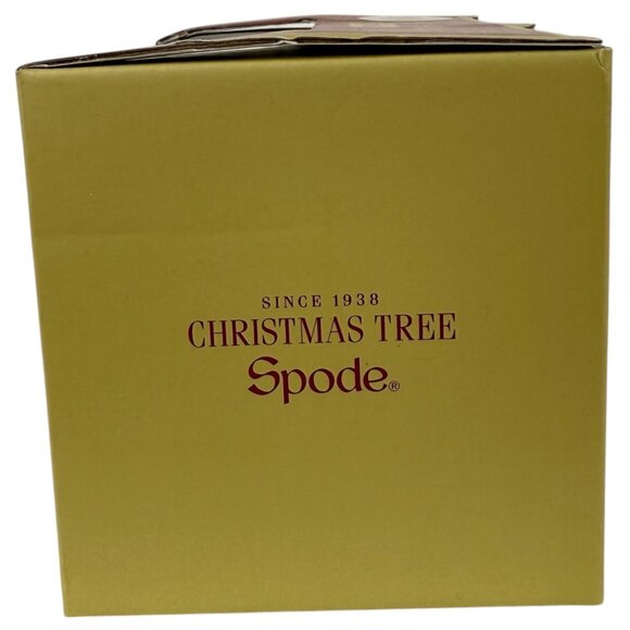 Spode Christmas Tree Mug Cup With Ceramic Old World Santa Claus Ornament New - Picture 11 of 11